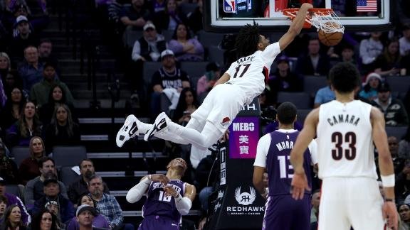 Shaedon Sharpe se destaca por pôster absurdo sobre Russell Westbrook