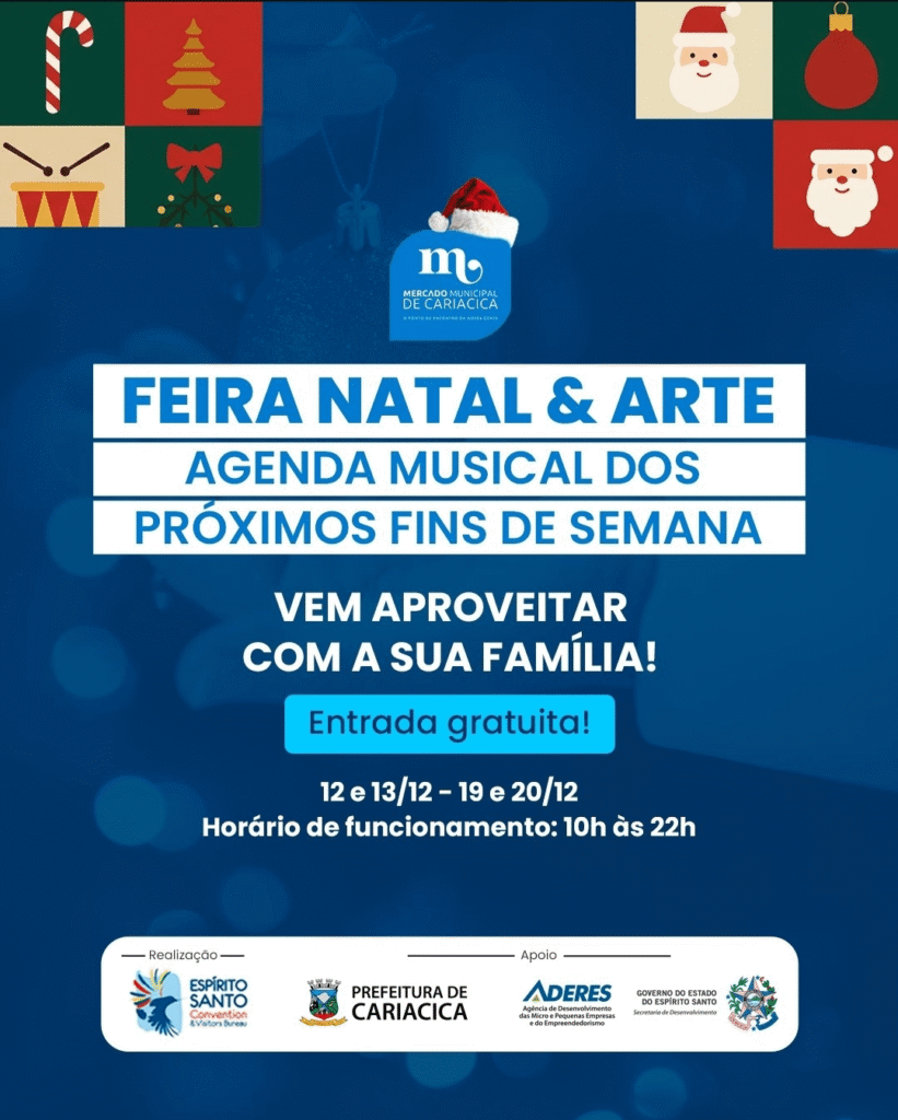 Atrações musicais animam feira de Natal em Cariacica