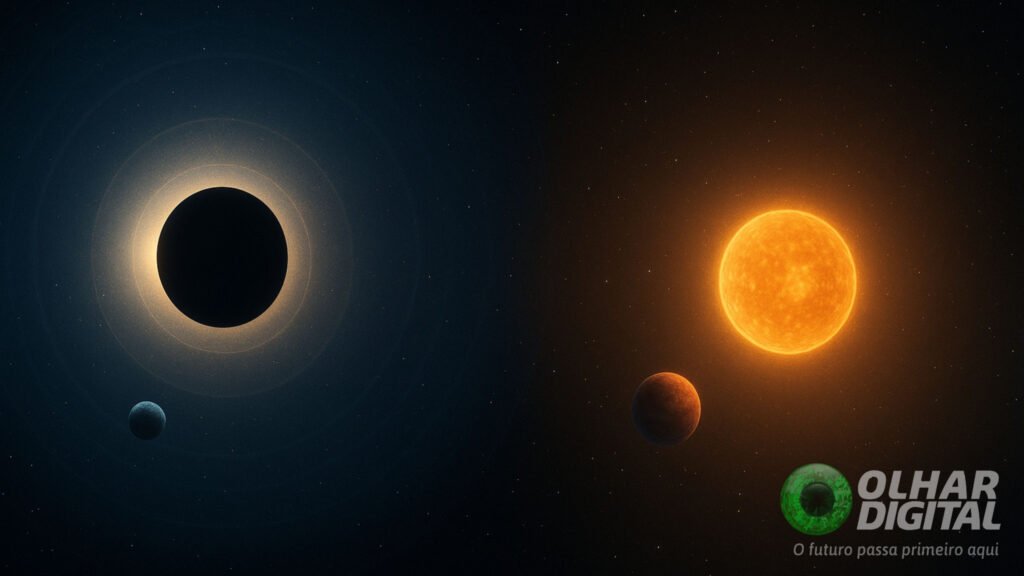 Astrônomos encontram planeta gigante e anã marrom escondidos por estrelas