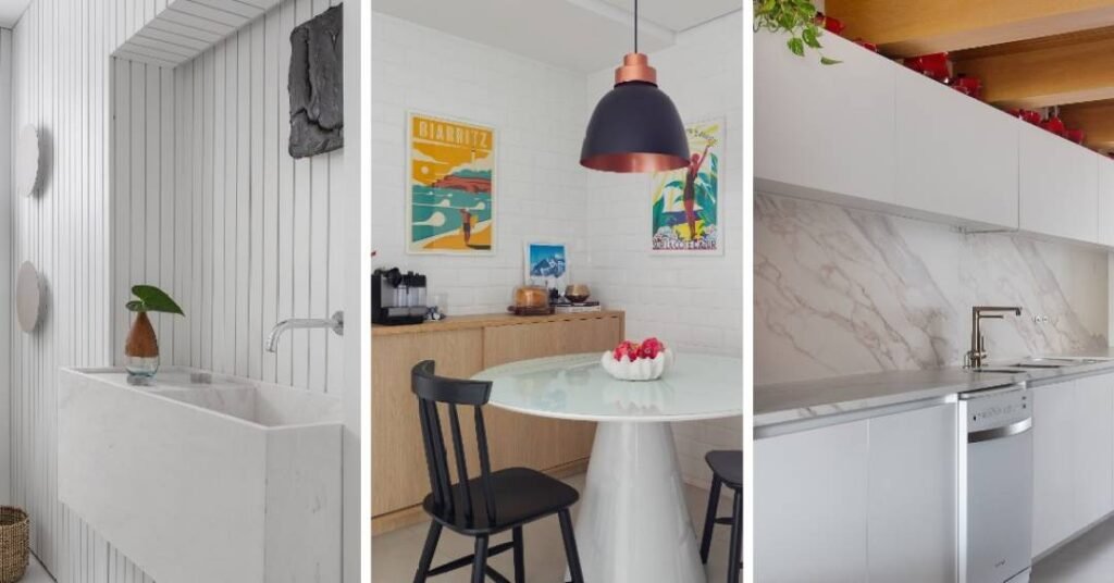 Cloud Dancer: Veja projetos de salas, banheiros e cozinhas com a Cor do Ano da Pantone