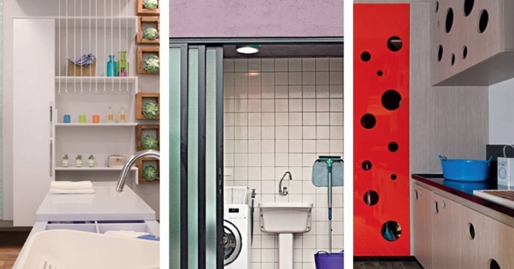 Lavanderias Modernas: 4 projetos inspiradores com bancadas duráveis e soluções inteligentes