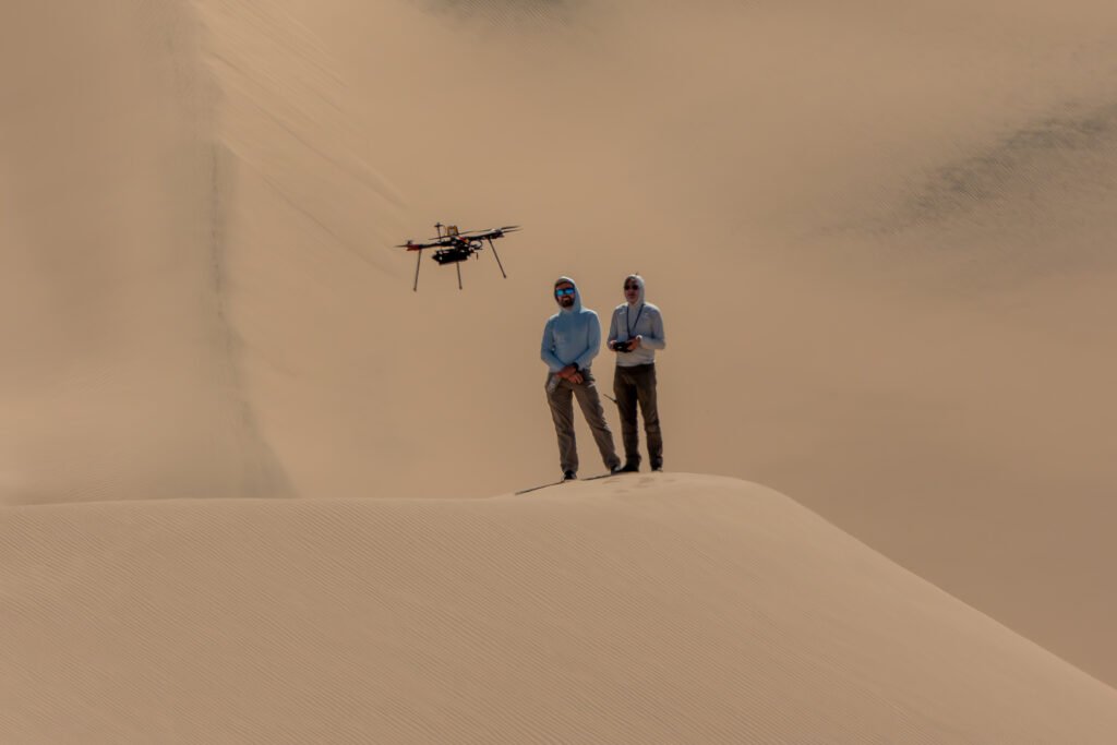 Testando Drones para Marte no Deserto de Mojave