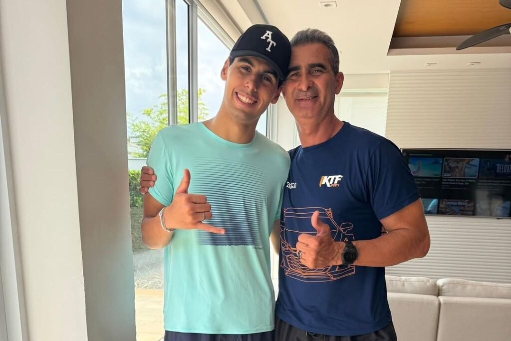 "Competente pra caramba", analisa preparador de Bortoleto