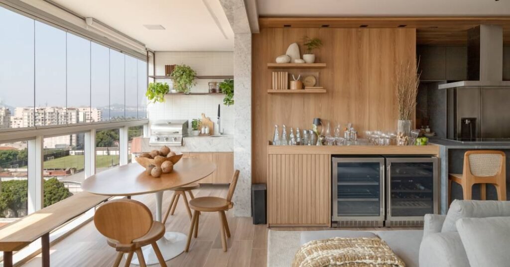 Serra Cosmopolita: apartamento de 96 m² no Rio une rústico ao moderno