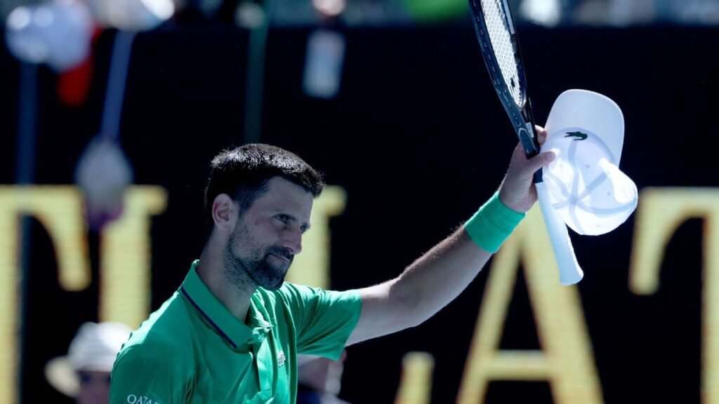 Aberto da Austrália ao vivo: Novak Djokovic a uma vitória de um novo recorde surpreendente no tênis