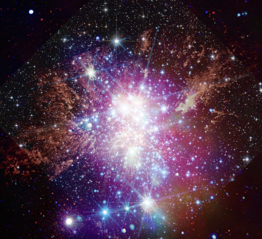 Um aglomerado estelar atraente - NASA