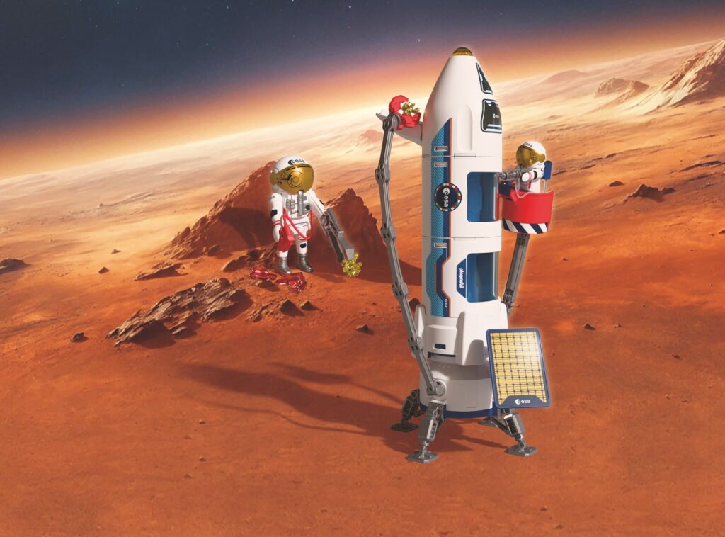 ESA e Playmobil lançam coleção da missão a Marte