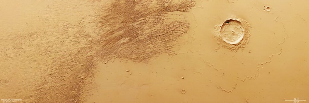 ESA - Jateamento de areia em Marte