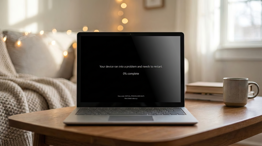 Aviso de falha de inicialização do Windows 11 Patch Tuesday