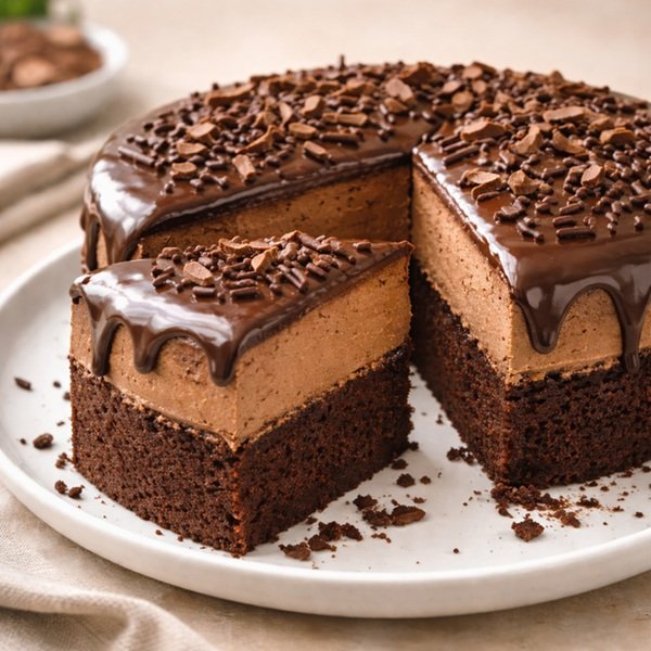 Bolo Chocolate Mousse - Receitas de Comidas