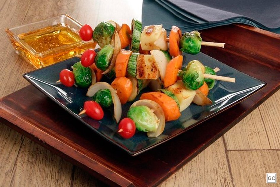 espetinho de queijo coalho fácil