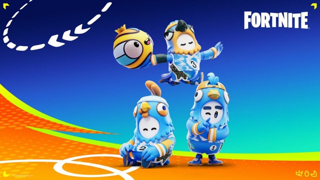 Fortnite adiciona modo Fall Guys por tempo limitado Crown Jam, uma mistura de basquete, futebol e pistas de obstáculos