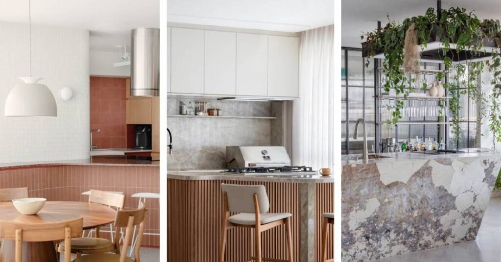 Projetos lindos com ilhas de cozinha memoráveis e funcionais