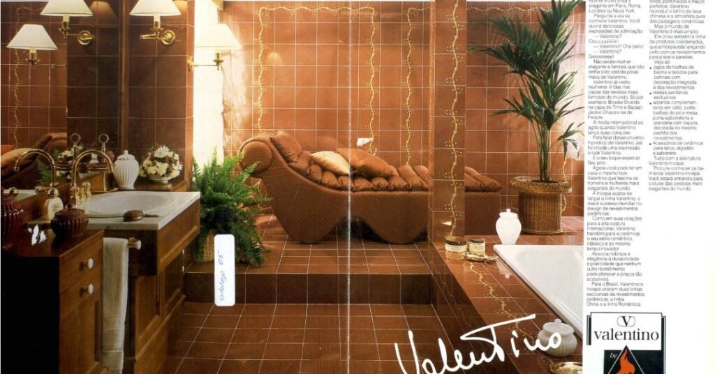 Valentino e Incepa: a colaboração dos anos 80 que uniu moda italiana e design brasileiro