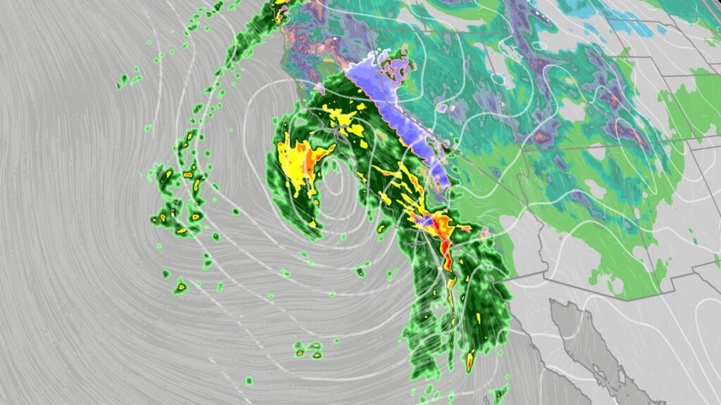 A tempestade mais fria da temporada na Califórnia vai acabar com a neve da Sierra
