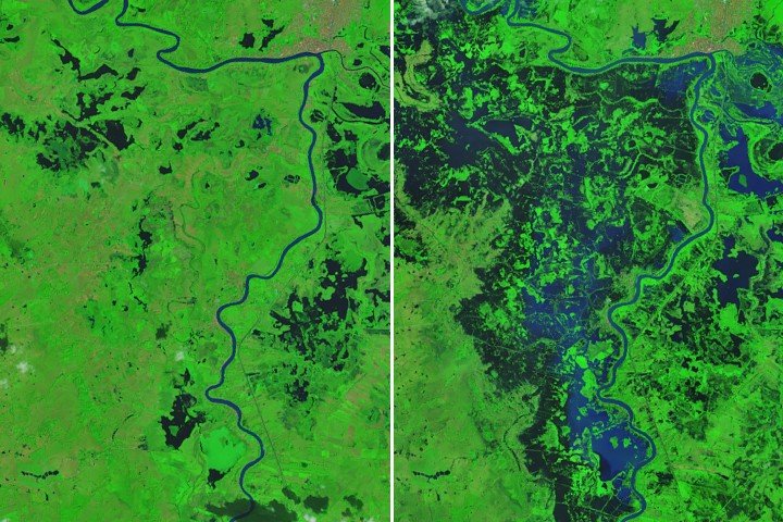 Inundações na estação seca inundam o norte da Colômbia