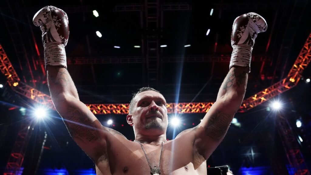 Usyk defenderá o título WBC contra kickboxer nas Pirâmides de Gizé