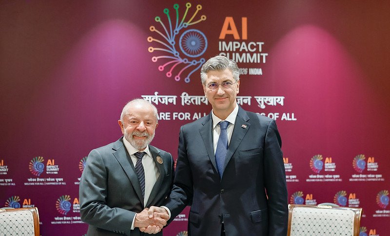 Lula se reúne com primeiro-ministro da Croácia e discute acordo Mercosul-UE