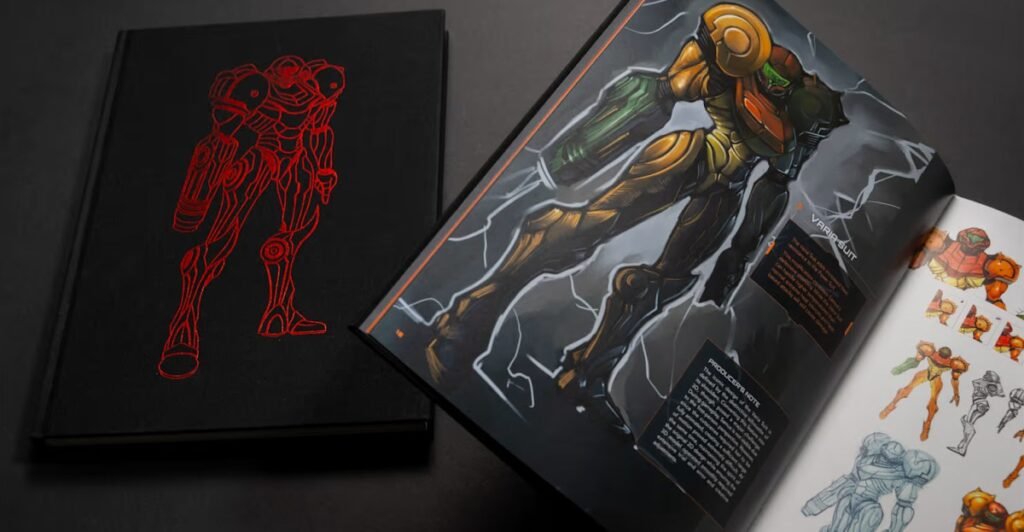 O fantástico livro de arte Metroid Prime de Piggyback está com quase 20% de desconto