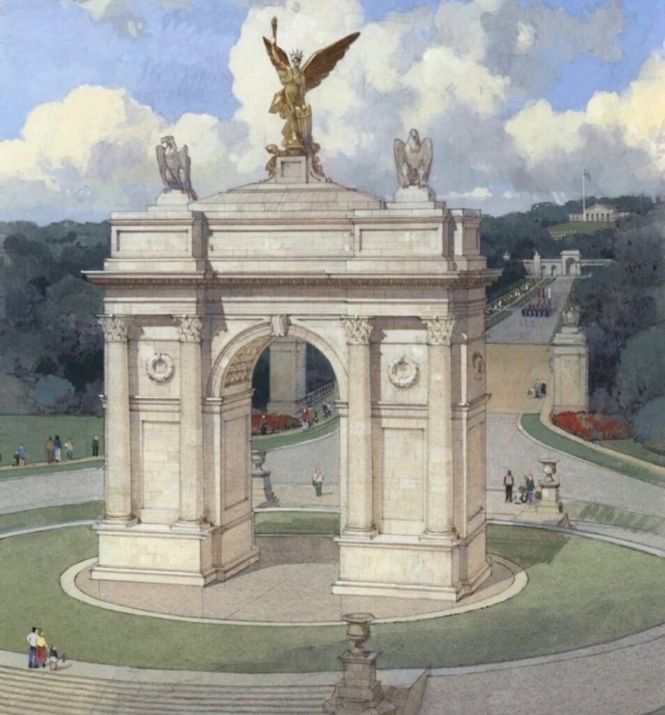 Trump quer arco maior que o Lincoln Memorial para marcar 250 anos da independência