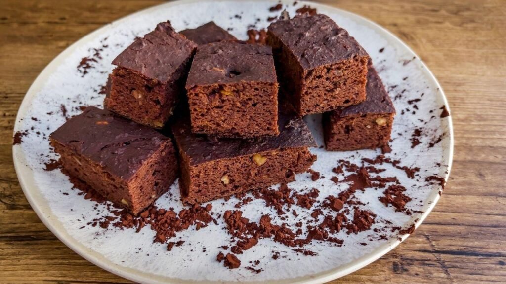 brownie de chocolate que não faz sujeira