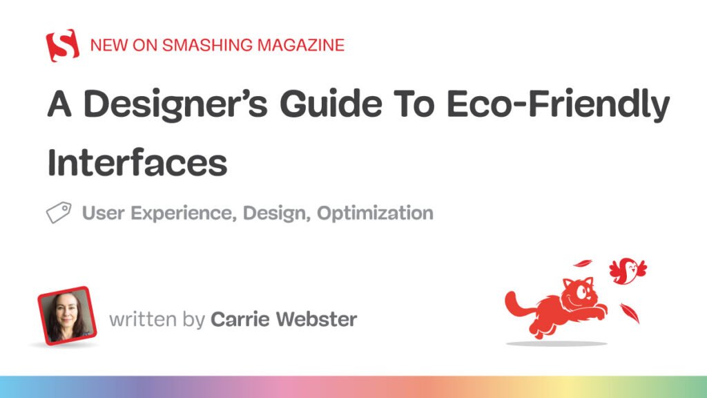 Guia do designer para interfaces ecológicas - Smashing Magazine