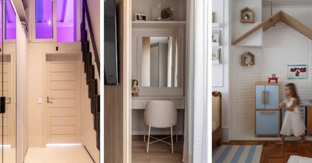 Projetos com cantinhos secretos! Surpreenda-se com esses cômodos escondidos