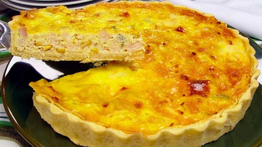 Receita de quiche de frango com requeijão sem complicação
