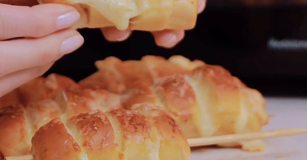 Receita: pão de alho de bisnaguinhas com queijo na Air Fryer