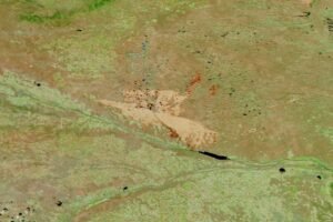 Incêndios devastam pastagens de Nebraska