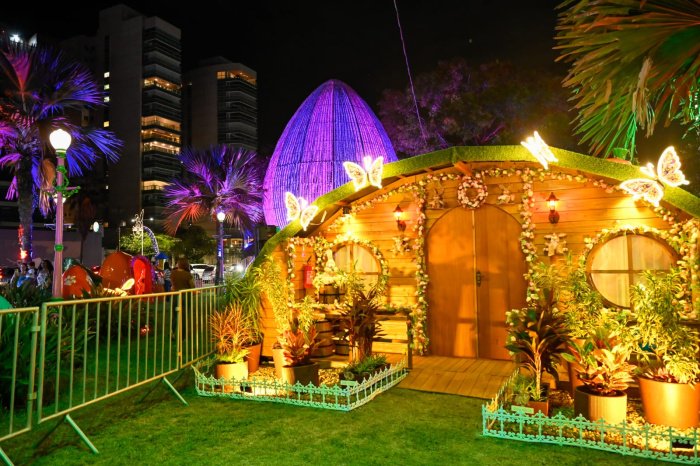 Bairro São Pedro e Praça dos desejos recebem decoração especial de Páscoa