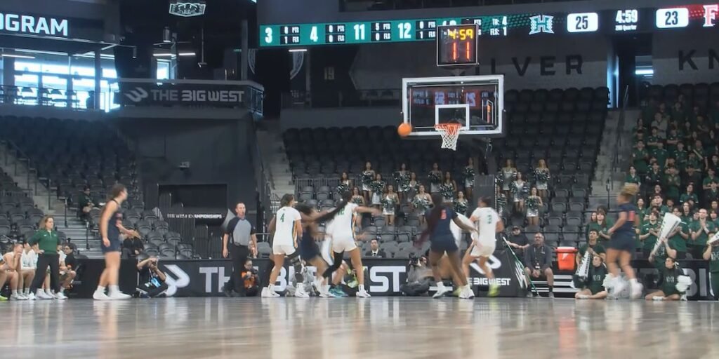 O basquete feminino Rainbow Wahine da Universidade do Havaí avança para as semifinais do Big West Tournament em Las Vegas