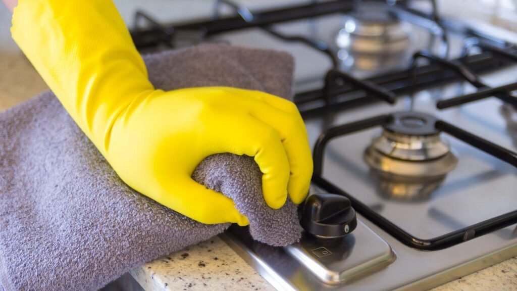 como limpar gordura do fogão em poucos minutos