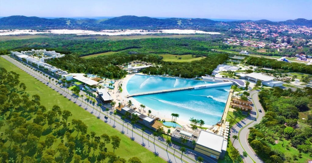 Surfland Brasil! Resort com parque de ondas artificiais deve abrir em dezembro após anos de atraso