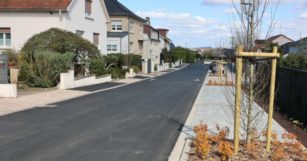 Yutz. Rue Léon-Royer completamente renovada