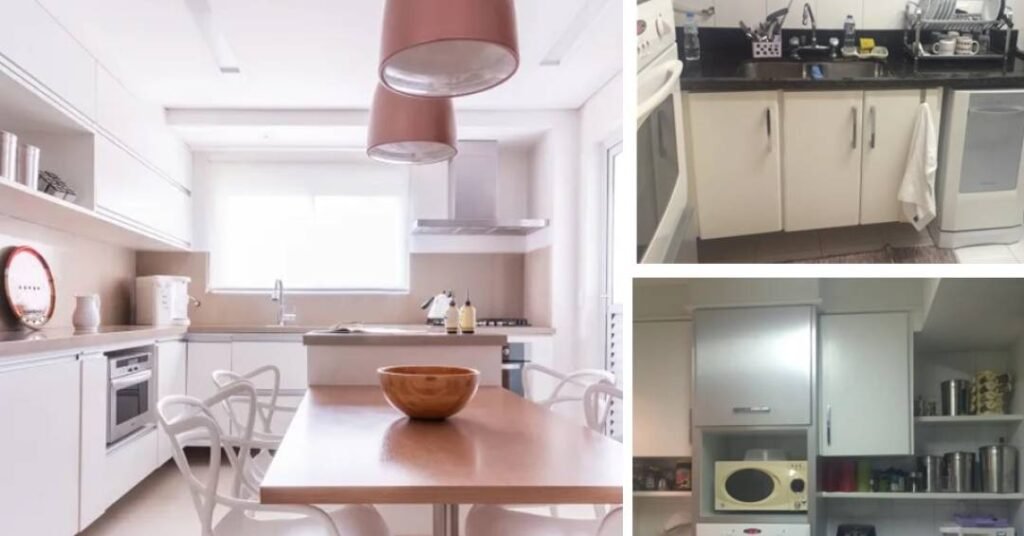 Antes de mudarmos e depois de mudarmos: reformas surpreendentes de cozinhas, lavabos e jardins