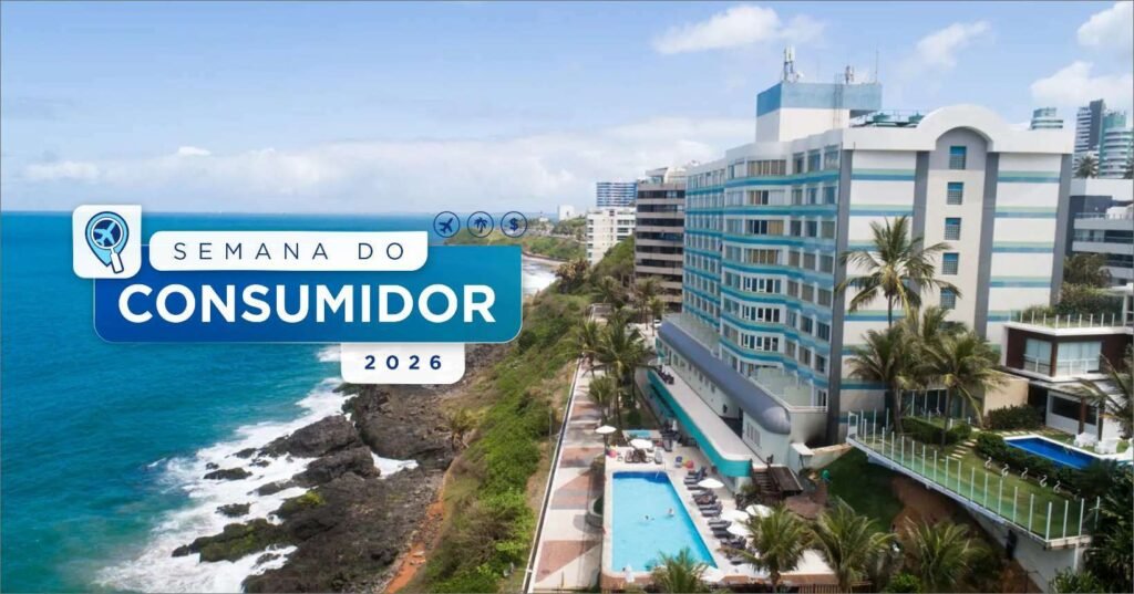 Hotéis em Salvador à beira-mar a partir de R$ 140 por pessoa na Semana do Consumidor da Booking