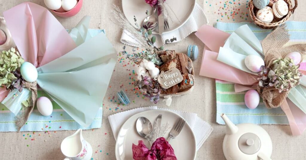 Como montar uma mesa posta de Páscoa simples e bonita