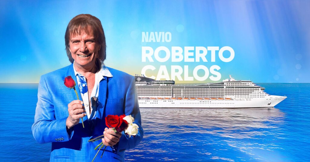 Cruzeiro do Roberto Carlos volta em 2026 com navio inédito no Brasil — veja preços