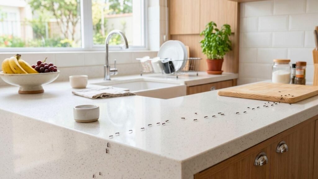 como eliminar formigueiros na cozinha