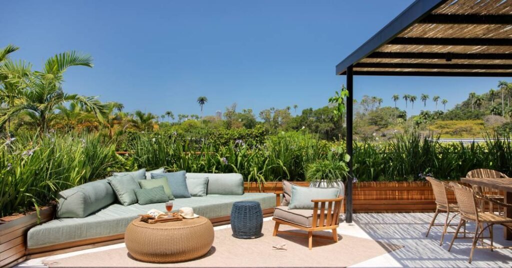 Linda casa no Rio tem vista para as palmeiras imperiais do Jardim Botânico