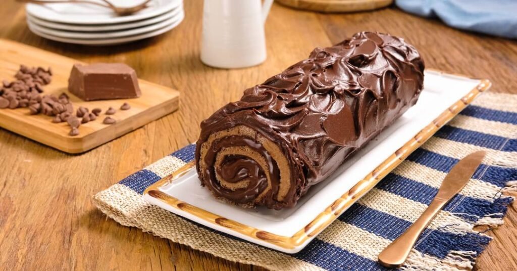 Receita de sobremesa: faça um delicioso rocambole de chocolate