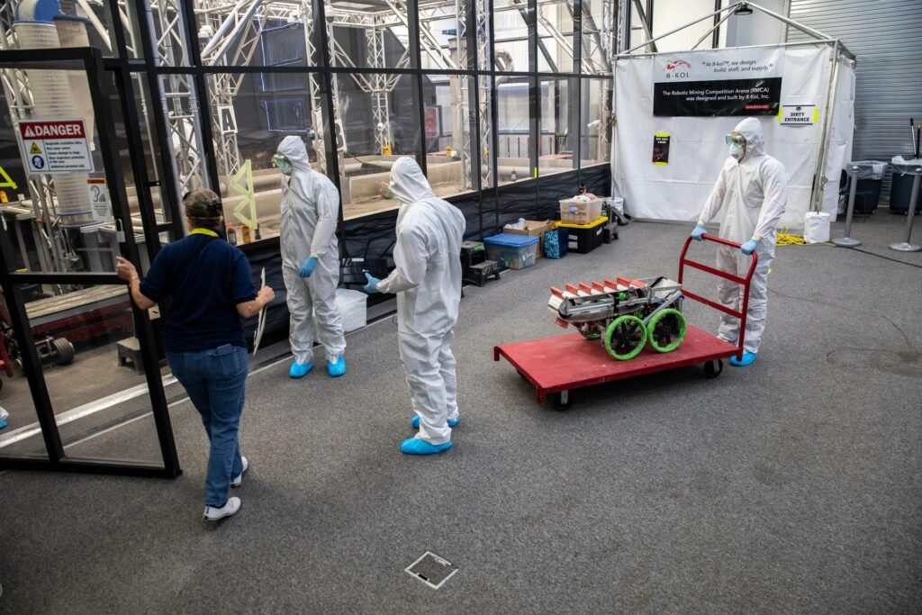 NASA convida a mídia para a competição anual de robótica Lunabotics