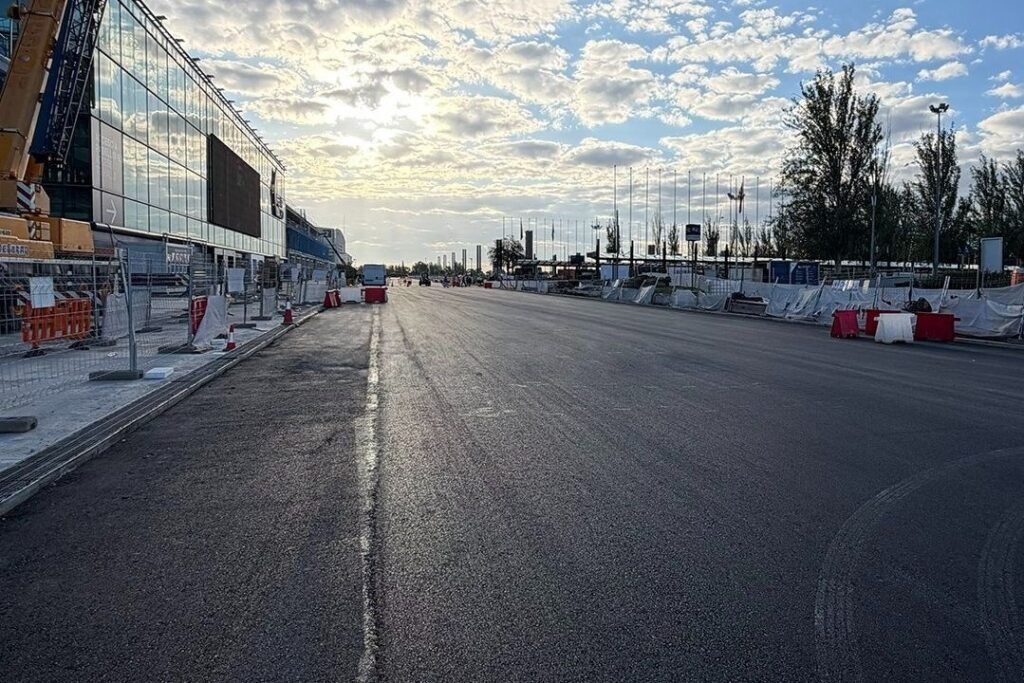 Novo palco do GP da Espanha, Madring já está 90% asfaltado