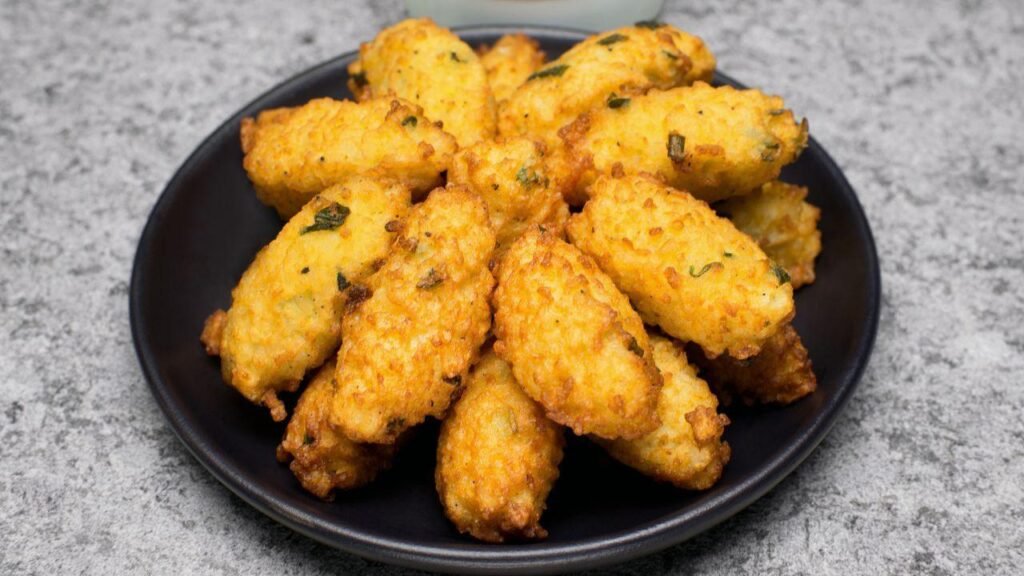 Sobrou arroz? Faça bolinhos crocantes na Air Fryer
