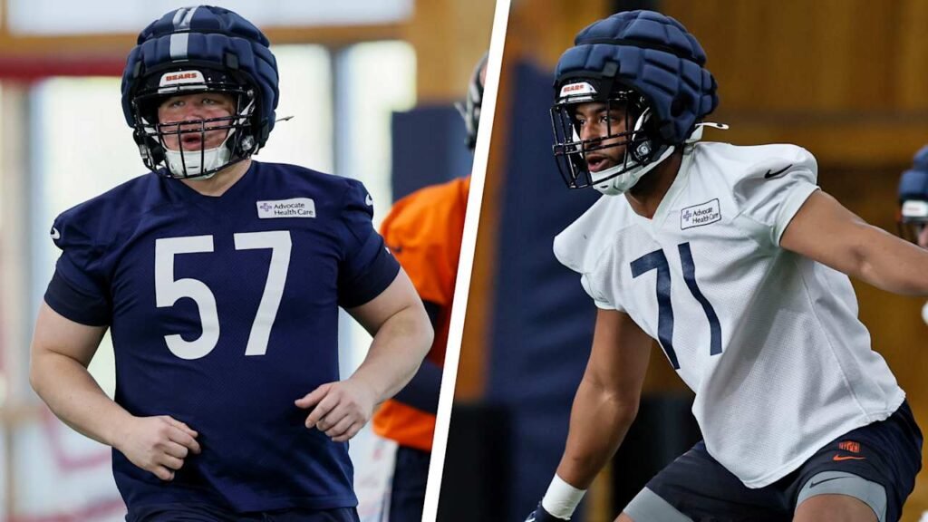 Os atacantes do Sons of Bears Pro Bowl, Kreutz e Williams, participam do minicamp de novatos