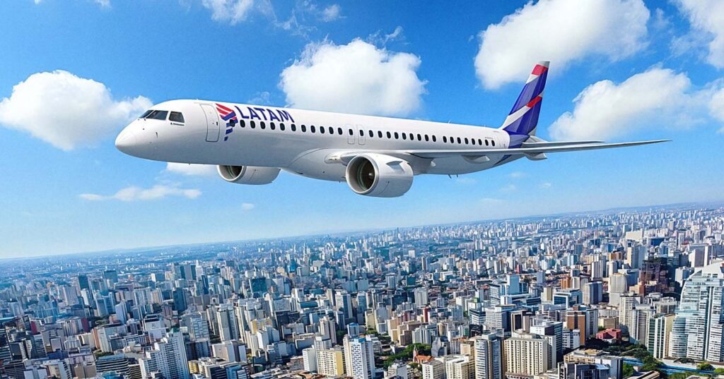 Faça sua aposta! Primeiras rotas da Latam com o jato Embraer E2 serão conhecidas no próximo mês