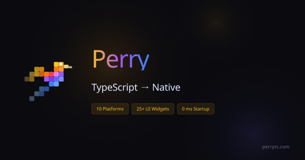 Perry - TypeScript → Nativo