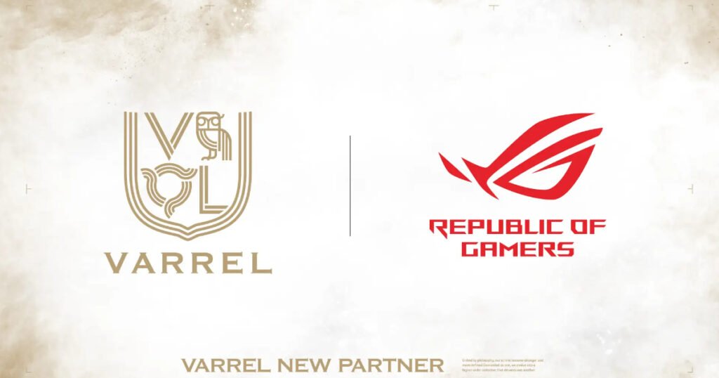 A equipe profissional de e-sports "VARREL" assina acordo de patrocínio com a fabricante de eletrônicos ASUS! Nova logomarca e uniformes sob a nova estrutura.