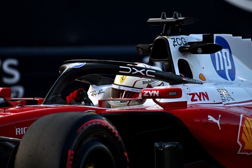 Leclerc segue com problemas nos freios que o afetou no Canadá